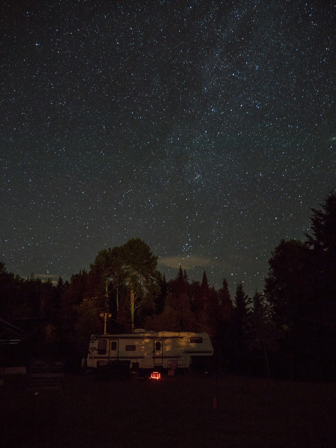 Constellations over an RV